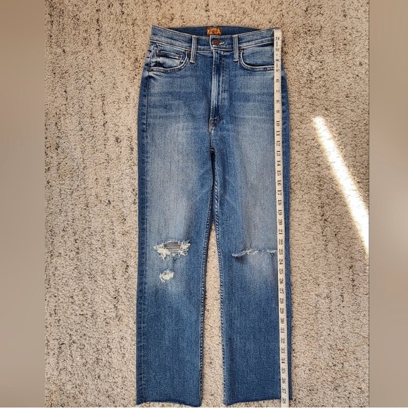 MOTHER high waisted Rider Ankle Fray - Picture 9 of 11